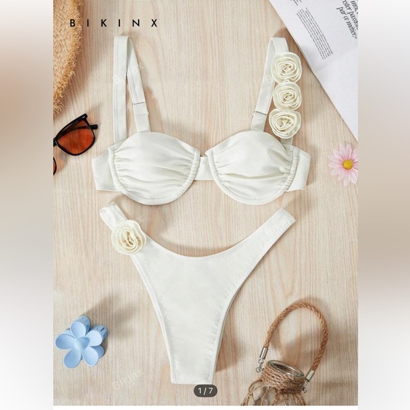 SHEIN White Bikini Set - Picture 2 of 2